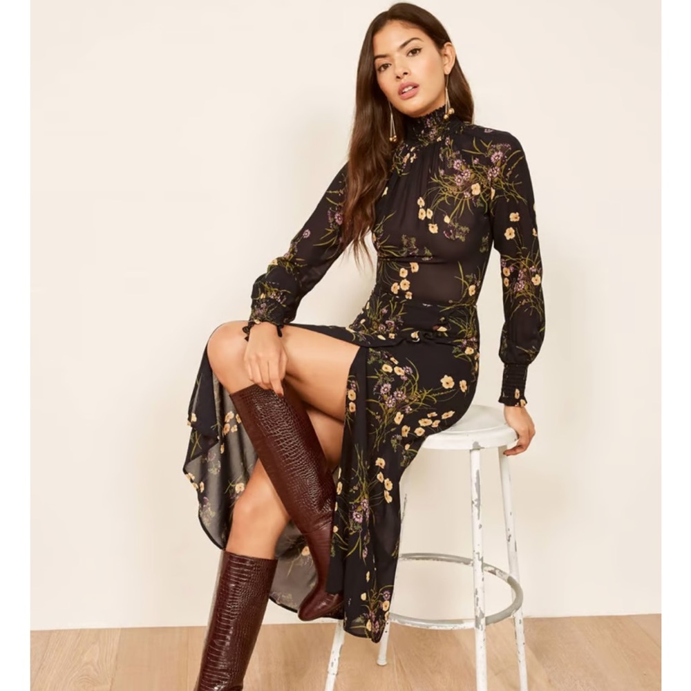 Reformation Georgina Dress Sz 0